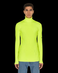 Martine Rose Knitwear^Turtleneck Sweater Yellow