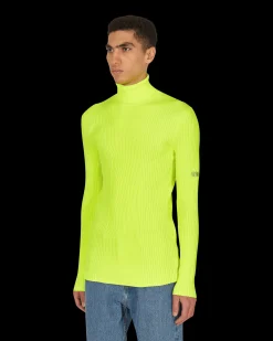 Martine Rose Knitwear^Turtleneck Sweater Yellow