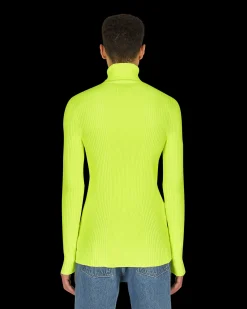 Martine Rose Knitwear^Turtleneck Sweater Yellow