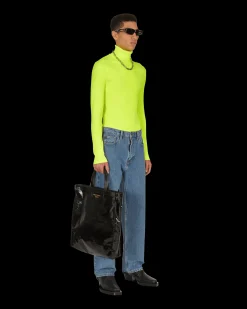 Martine Rose Knitwear^Turtleneck Sweater Yellow