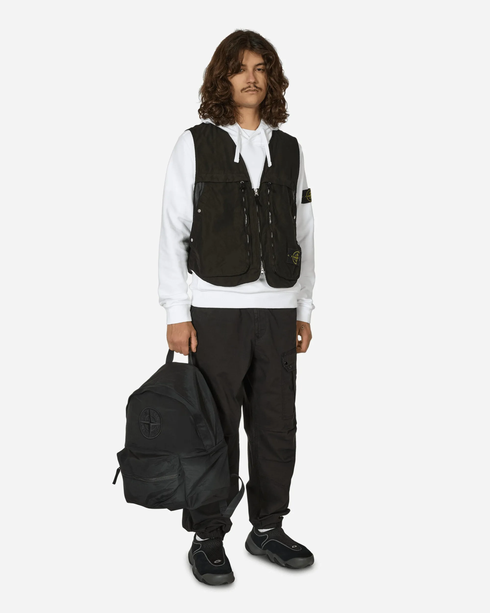 Stone Island Pants^Twill Stretch-TC Loose Cargo Pants