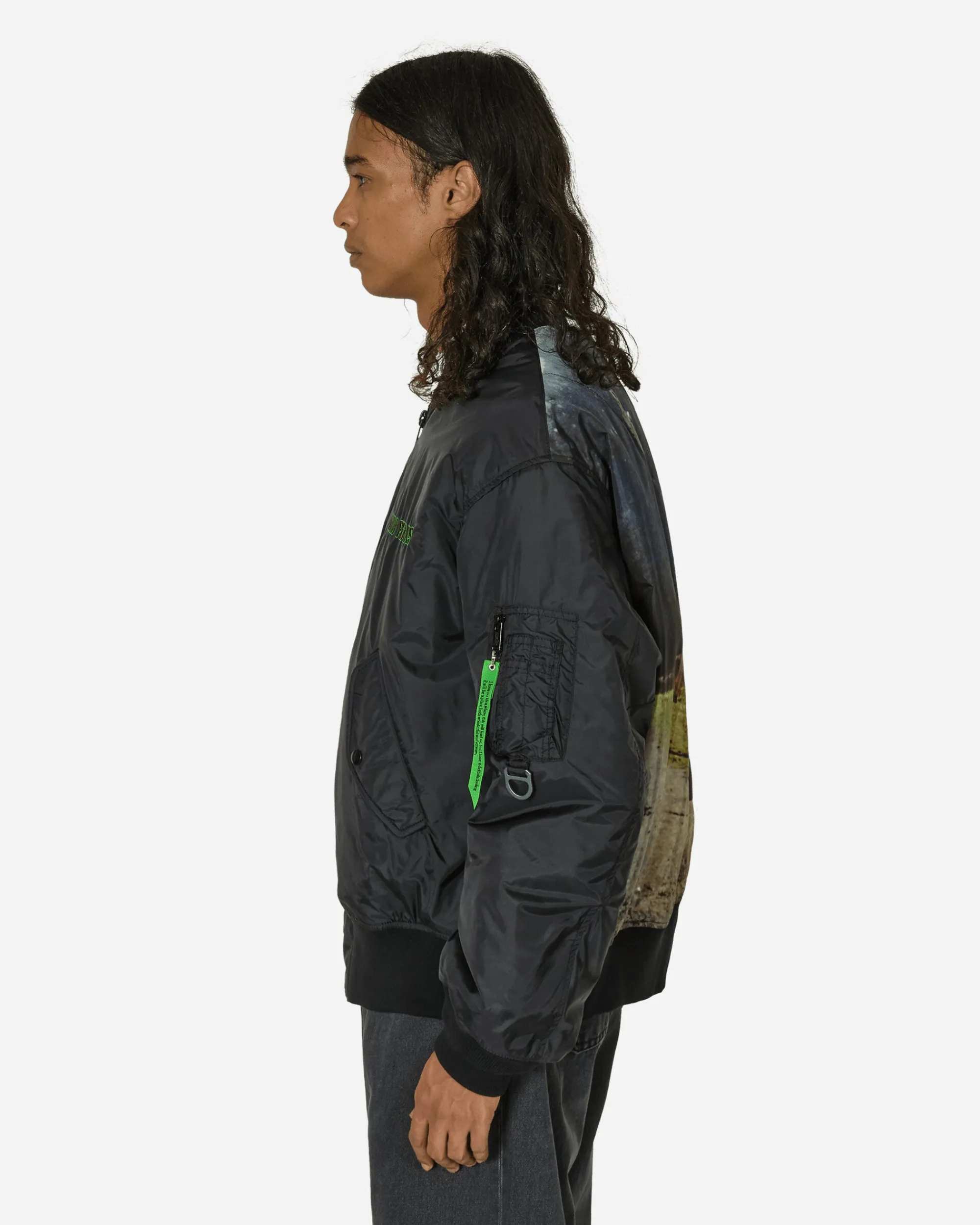 Undercover Coats And Jackets^Twin Peaks Nylon MA-1 Jacket Black