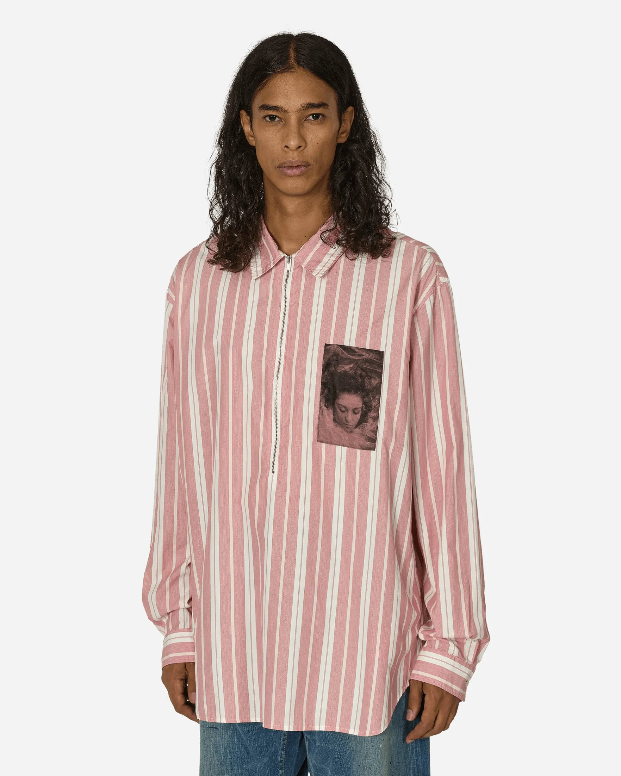 Undercover Shirts^Twin Peaks Striped Shirt Red