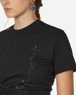 HYEIN SEO T-Shirts^Twisted T-Shirt Black