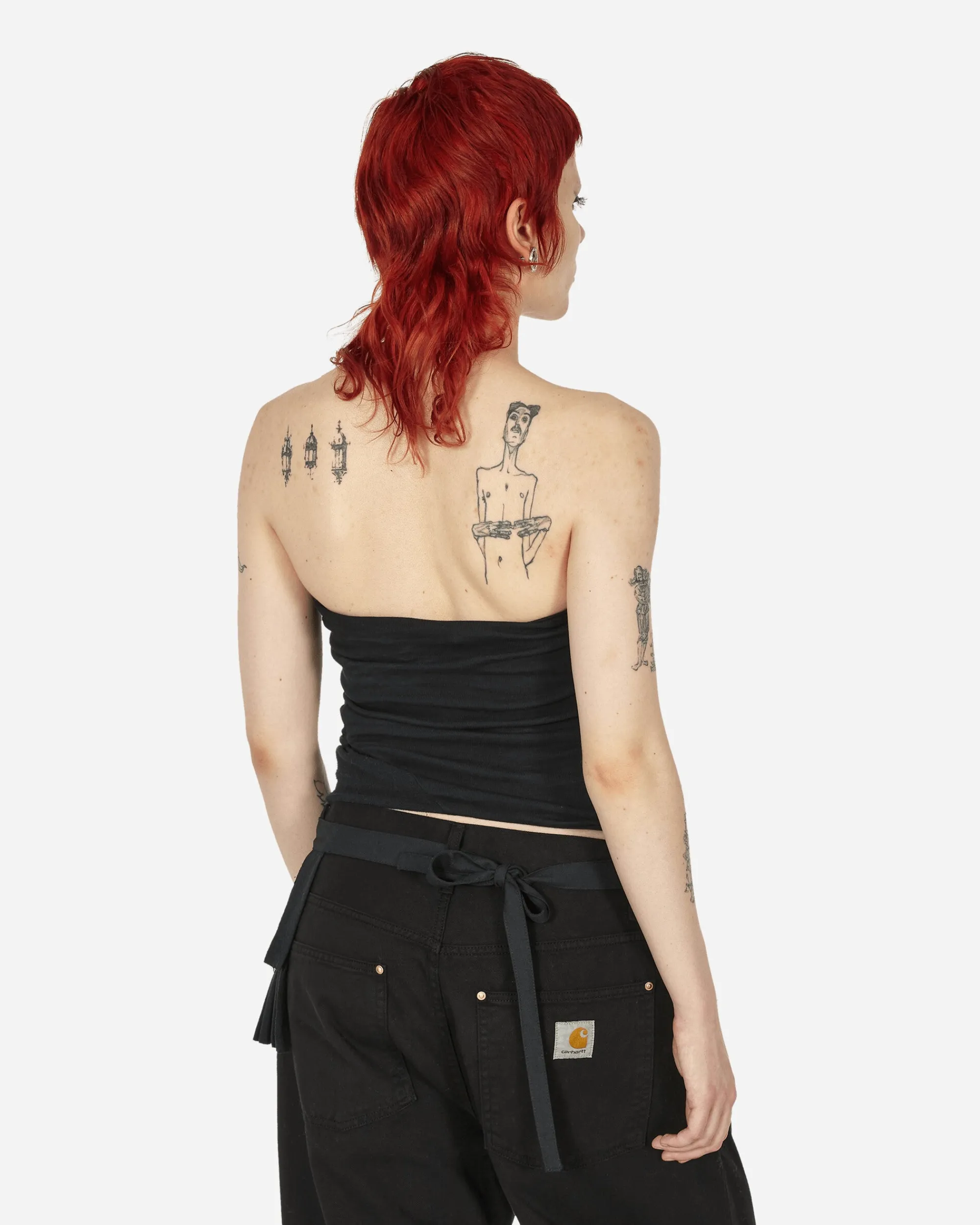 Mainline:RUS/Fr.CA/DE T-Shirts^Twisted Tube Top Black