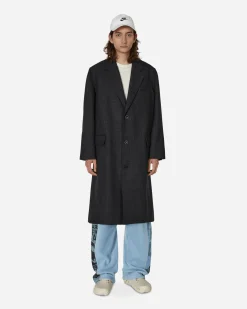Martine Rose Coats And Jackets^Two-In-One Coat Grey