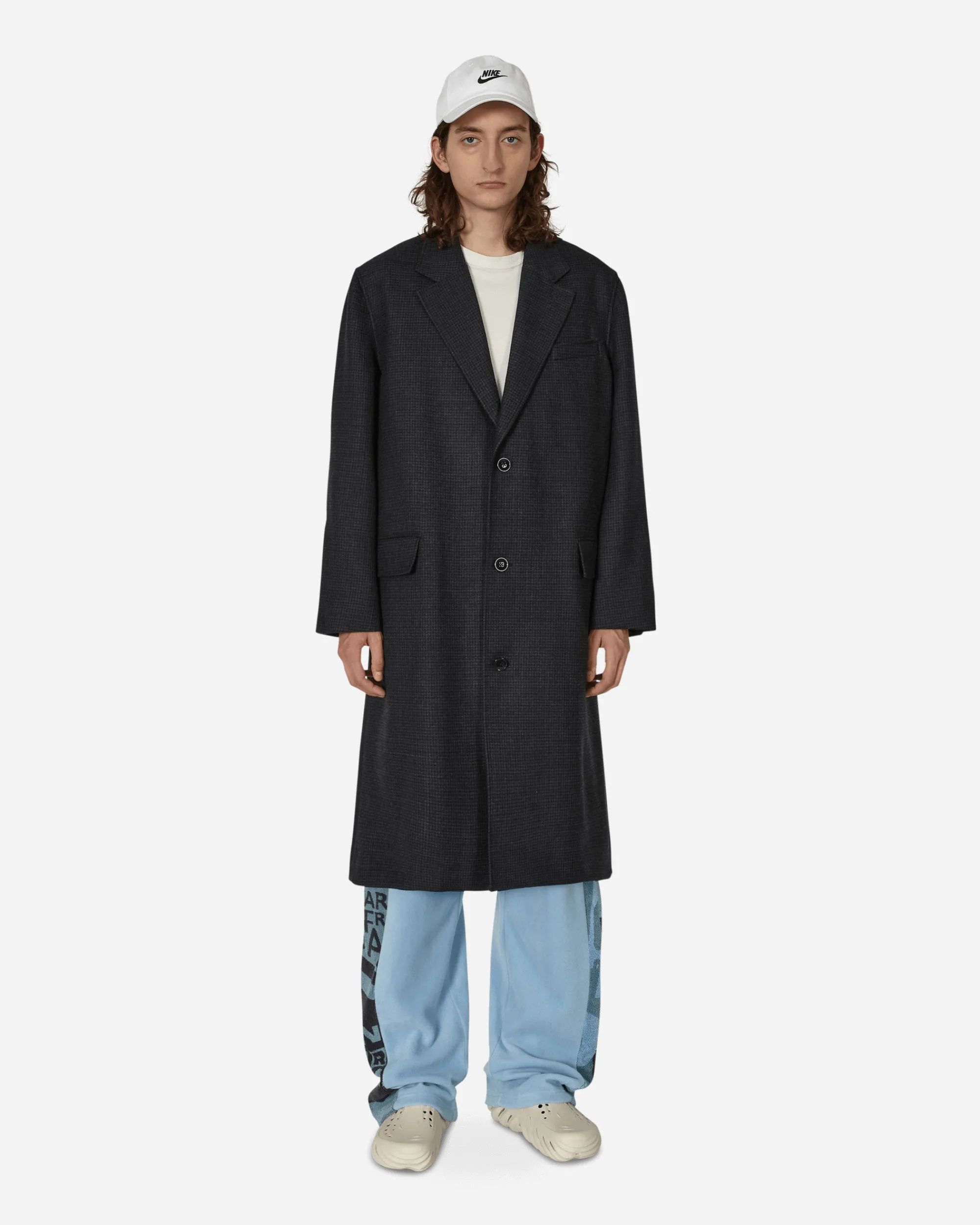 Martine Rose Coats And Jackets^Two-In-One Coat Grey