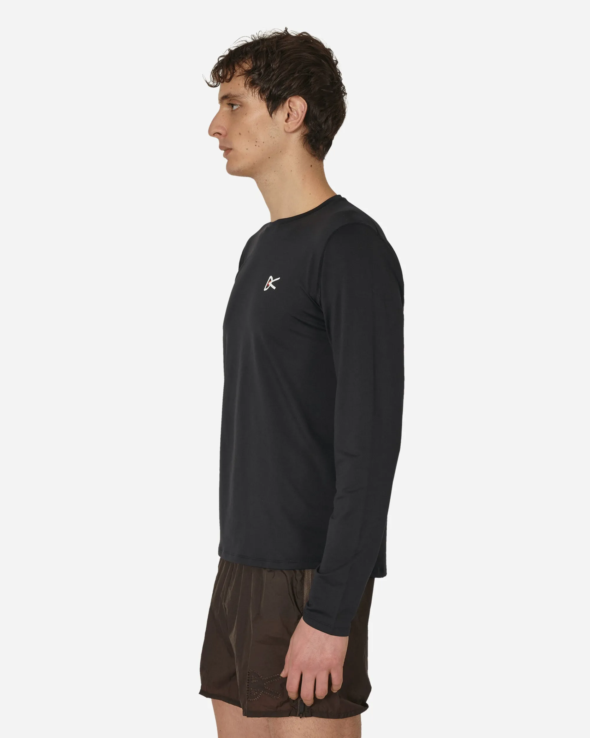 District Vision T-Shirts^Ultralight Aloe Longsleeve T-Shirt Black