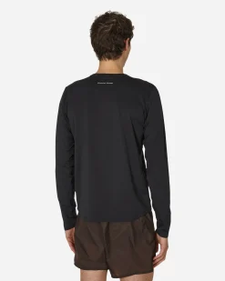 District Vision T-Shirts^Ultralight Aloe Longsleeve T-Shirt Black
