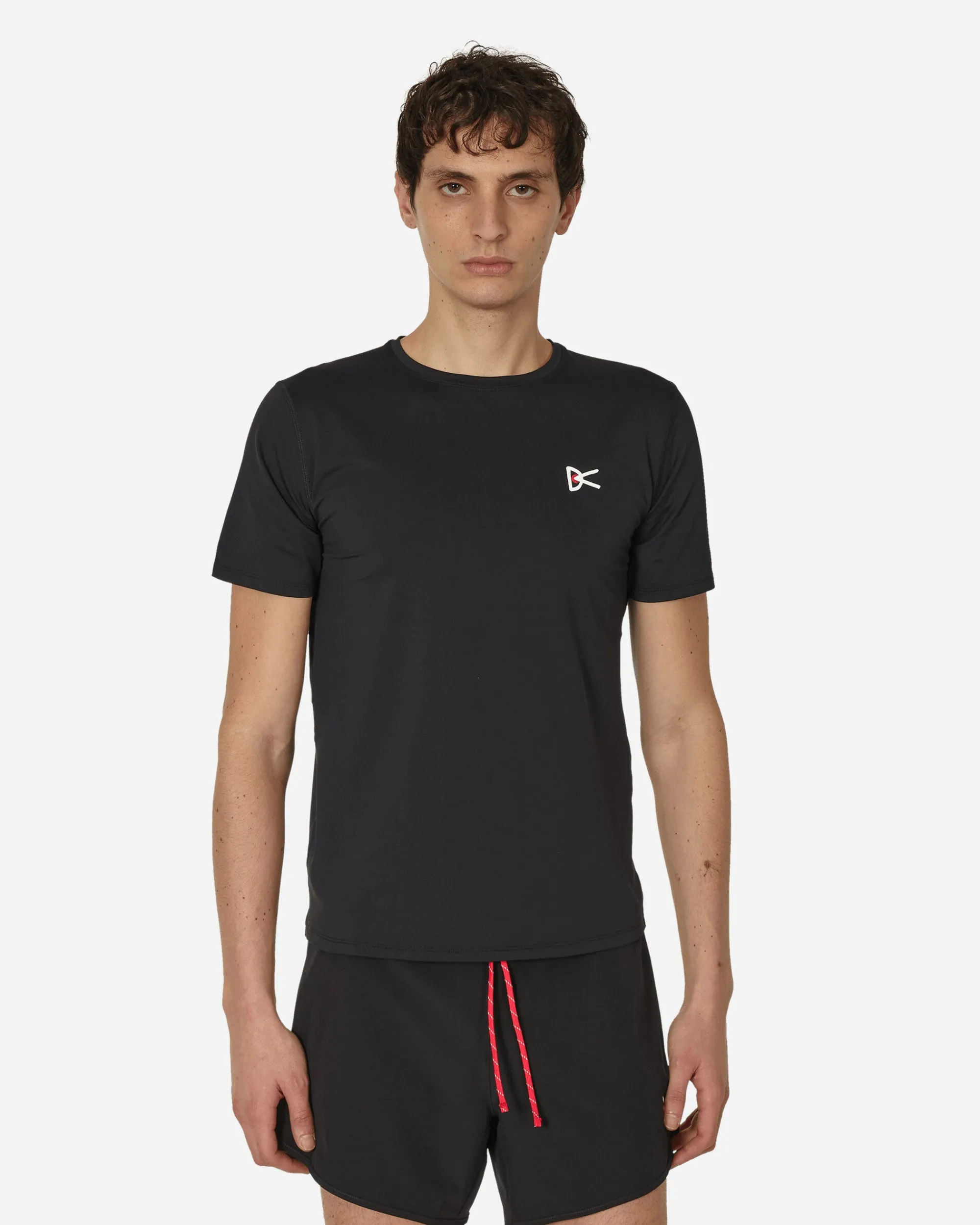 District Vision T-Shirts^Ultralight Aloe T-Shirt Black