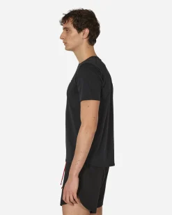 District Vision T-Shirts^Ultralight Aloe T-Shirt Black
