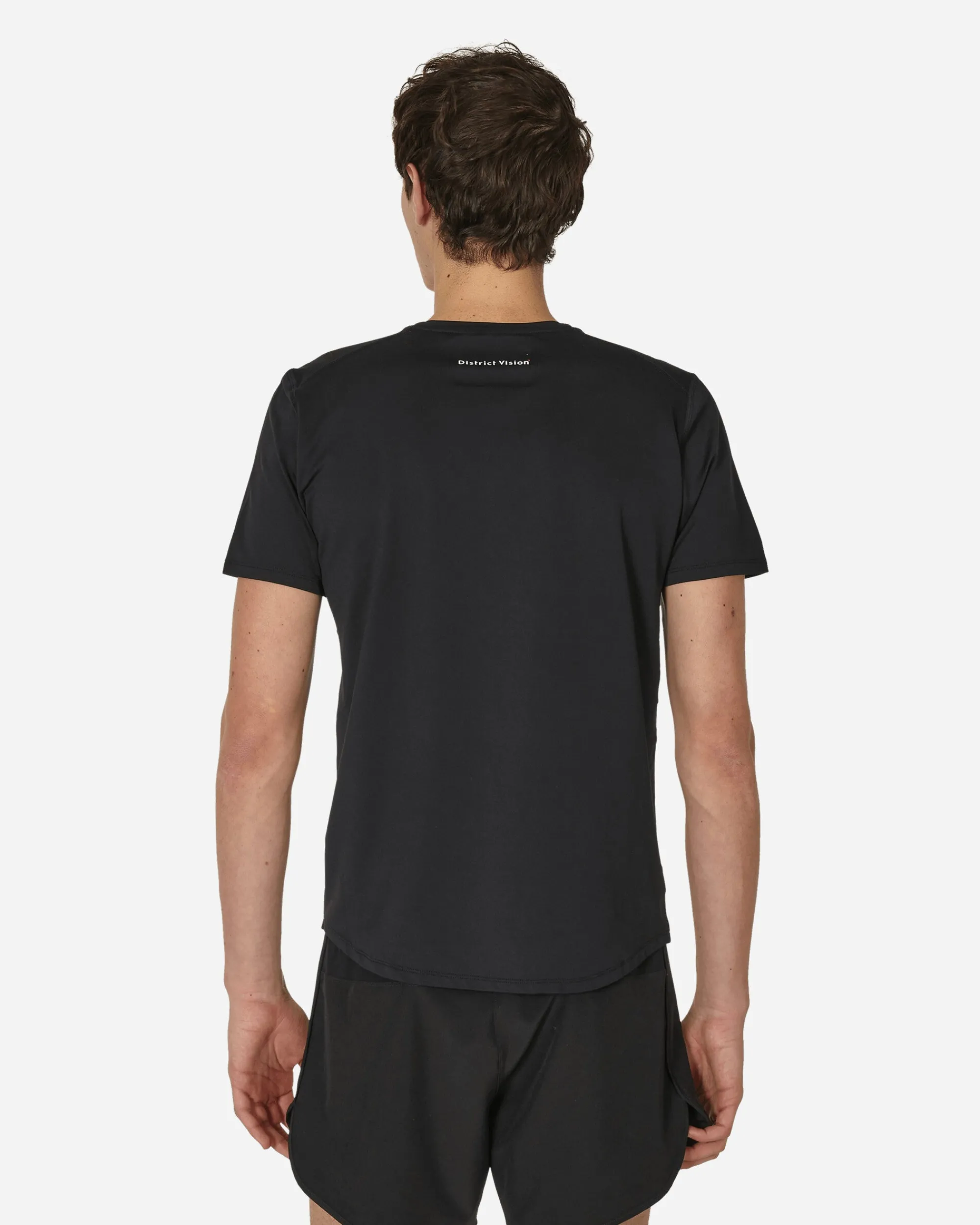 District Vision T-Shirts^Ultralight Aloe T-Shirt Black