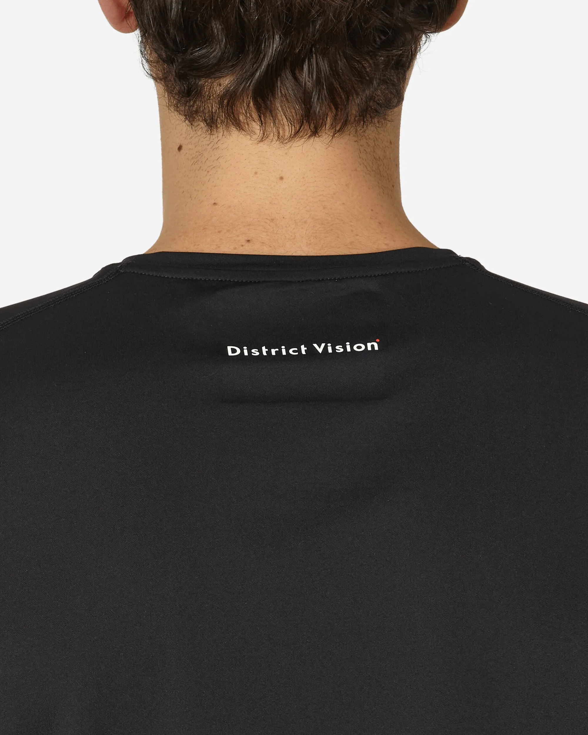 District Vision T-Shirts^Ultralight Aloe T-Shirt Black