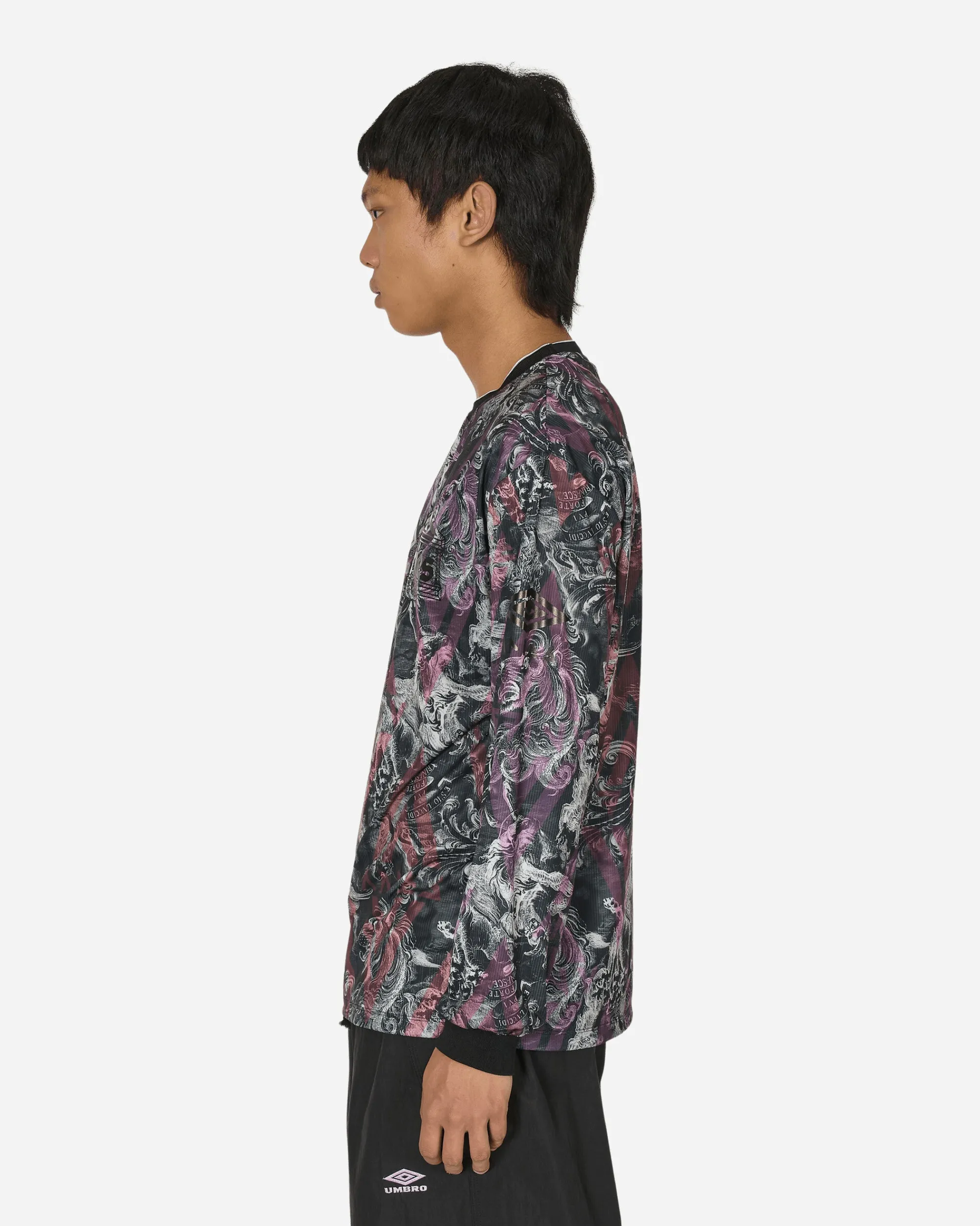 Aries T-Shirts^Umbro Goalie Longsleeve Football Jersey Black
