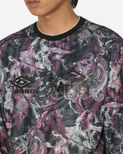 Aries T-Shirts^Umbro Goalie Longsleeve Football Jersey Black