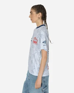 Aries T-Shirts^Umbro Roses Football Jersey White