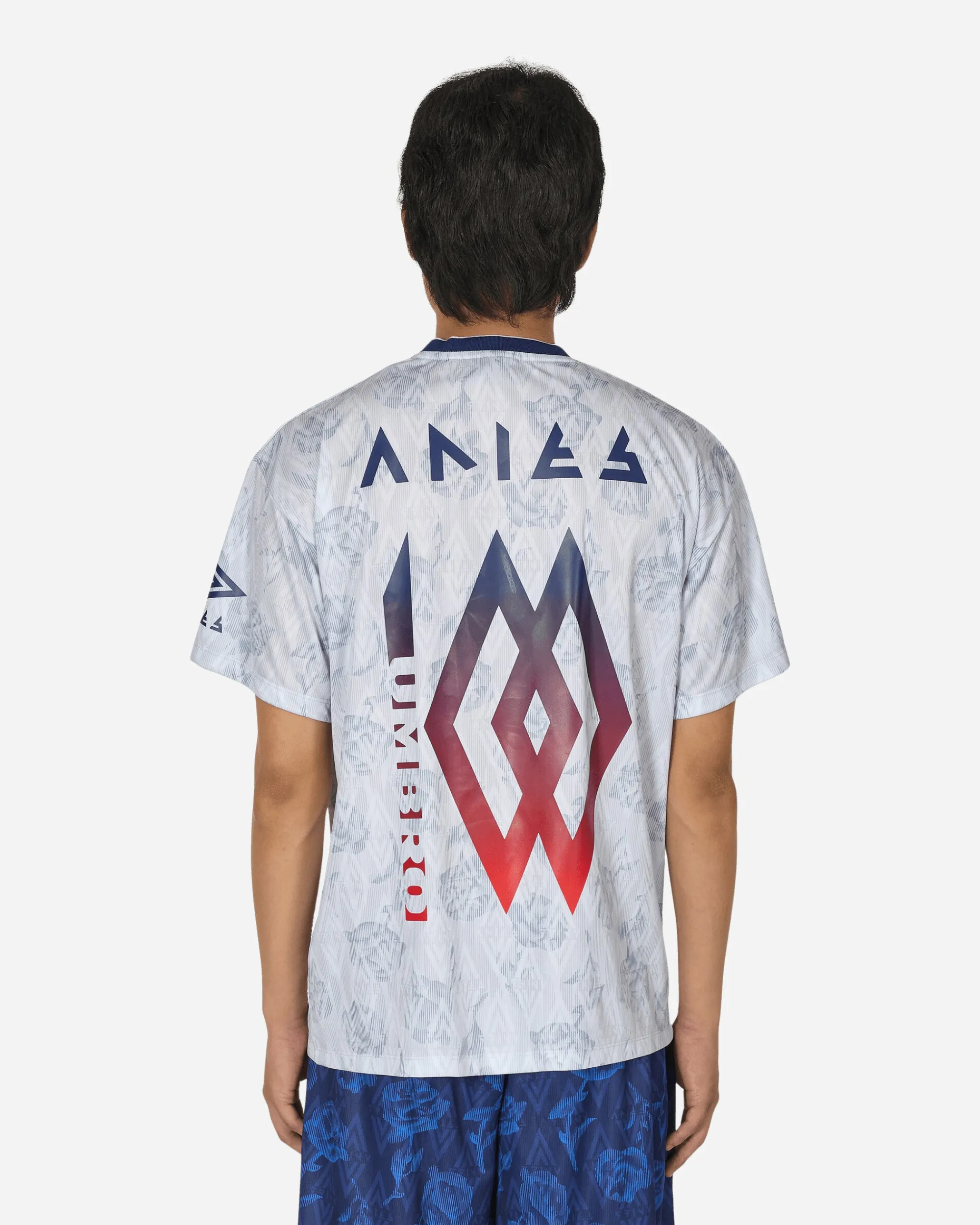 Aries T-Shirts^Umbro Roses Football Jersey White