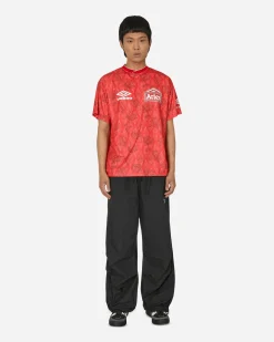 Aries T-Shirts^Umbro Roses Football Jersey Red