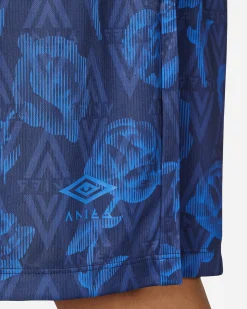 Aries Shorts^Umbro Roses Football Shorts Blue