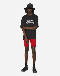 The North Face Project X Shorts^UNDERCOVER Soukuu Trail Run Utility Shorts Tights Chili Pepper Red