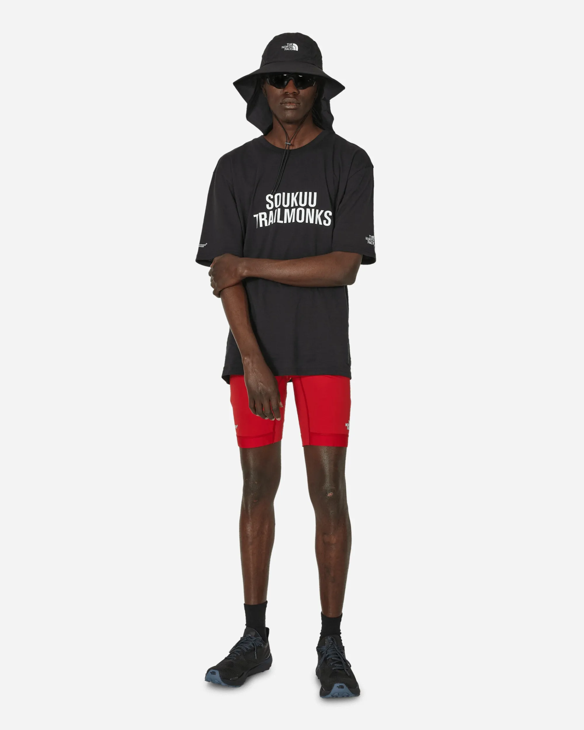 The North Face Project X Shorts^UNDERCOVER Soukuu Trail Run Utility Shorts Tights Chili Pepper Red