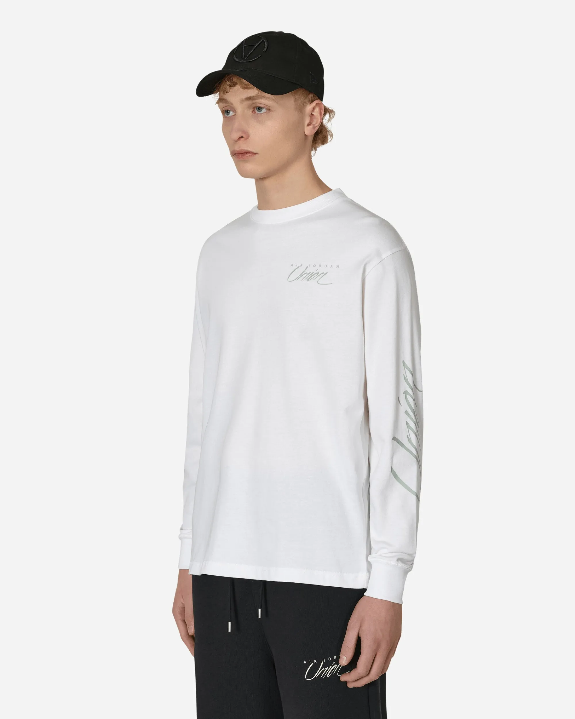 Nike Jordan T-Shirts^UNION Longsleeve T-Shirt White