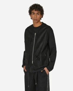 Haydenshapes Coats And Jackets^Utility Net Vest Black