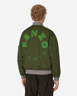 KENZO Paris Coats And Jackets^Varsity Bomber Jacket Green