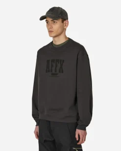 AFFXWRKS Sweatshirts^Varsity Crewneck Sweatshirt Black
