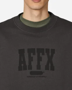 AFFXWRKS Sweatshirts^Varsity Crewneck Sweatshirt Black