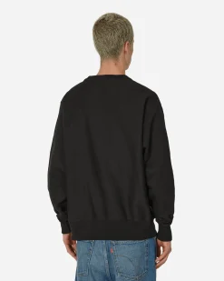 L.I.E.S. Records Sweatshirts^Varsity Crewneck Sweatshirt Black