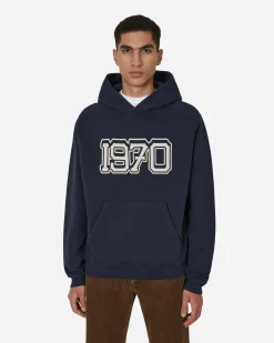 KENZO Paris Sweatshirts^Varsity Hooded Sweatshirt Blue