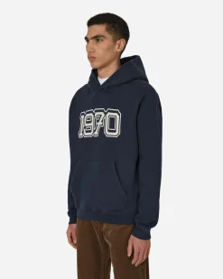 KENZO Paris Sweatshirts^Varsity Hooded Sweatshirt Blue