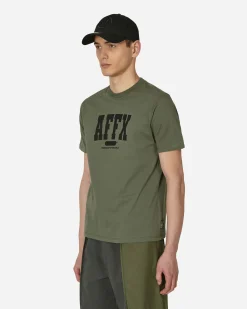 AFFXWRKS T-Shirts^Varsity T-Shirt Green