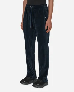 Moncler Pants^Velvet Sweatpants Blue