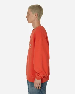 ERL Sweatshirts^Venice Crewneck Sweatshirt Red