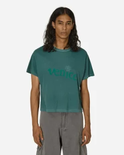 ERL T-Shirts^Venice T-Shirt Jade Green
