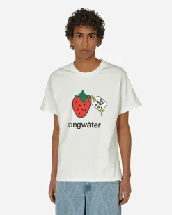 Stingwater T-Shirts^Very Speshal Organic Strawberry T-Shirt White