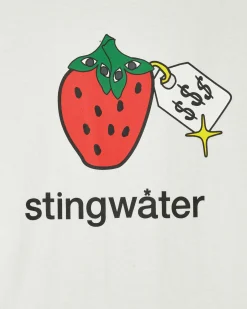 Stingwater T-Shirts^Very Speshal Organic Strawberry T-Shirt White