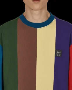 Brain Dead T-Shirts^Vet Paneled Mock Neck Longsleeve T-Shirt Grey