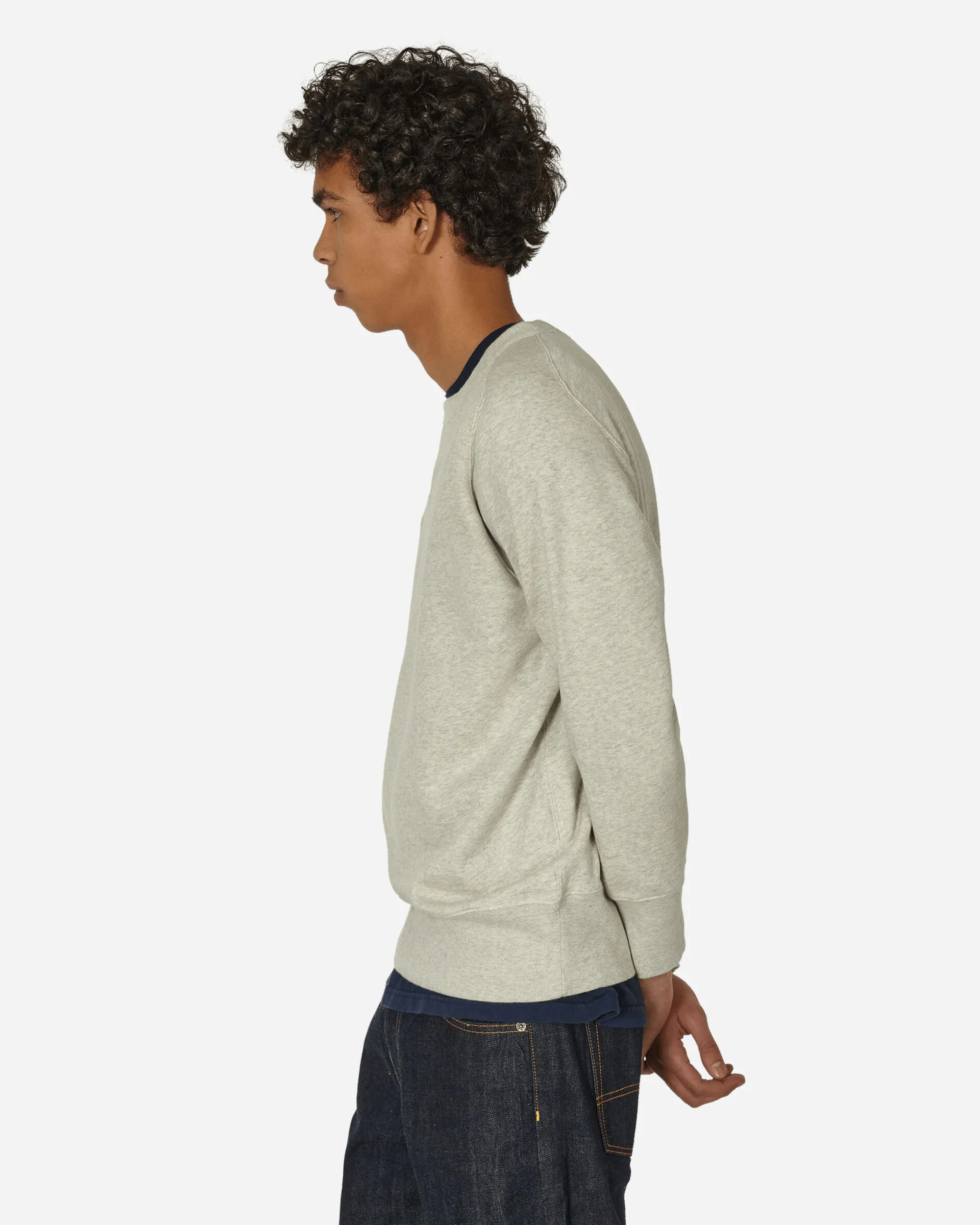 Levi's Sweatshirts^Vintage Clothing Bay Meadows Crewneck Sweatshirt Oatmeal Mele