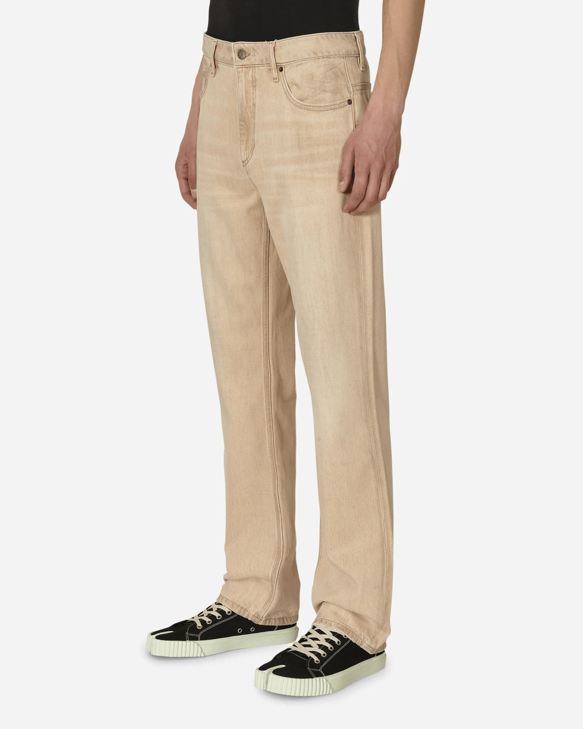 Guess USA Pants^Vintage Denim Straight Leg Pants Beige
