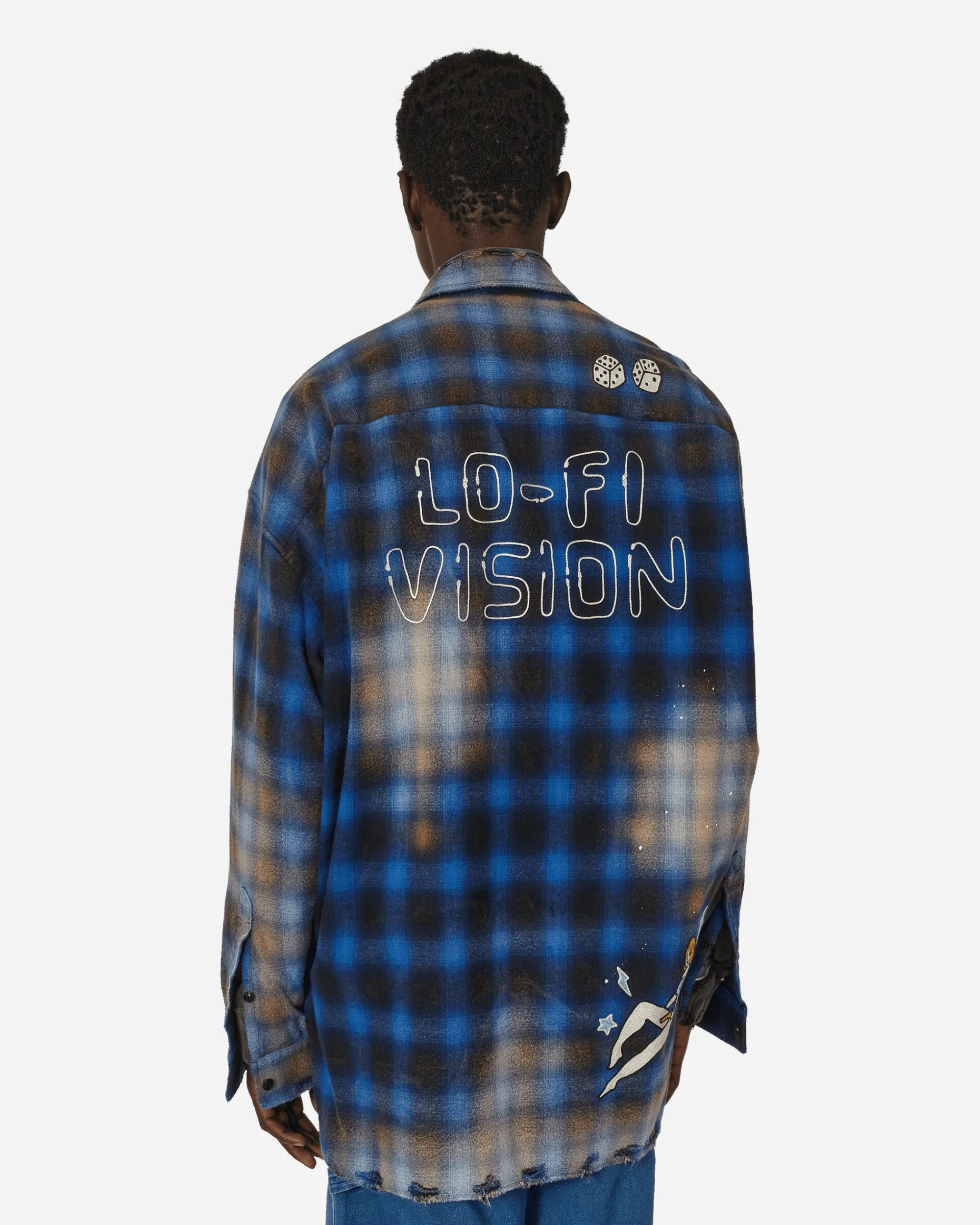 Maison MIHARA YASUHIRO Shirts^Vintage-Like Check Shirt Blue