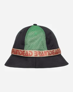 Brain Dead Hats|Hats^Vision Mesh Paneled Bucket Hat Navy / Multi