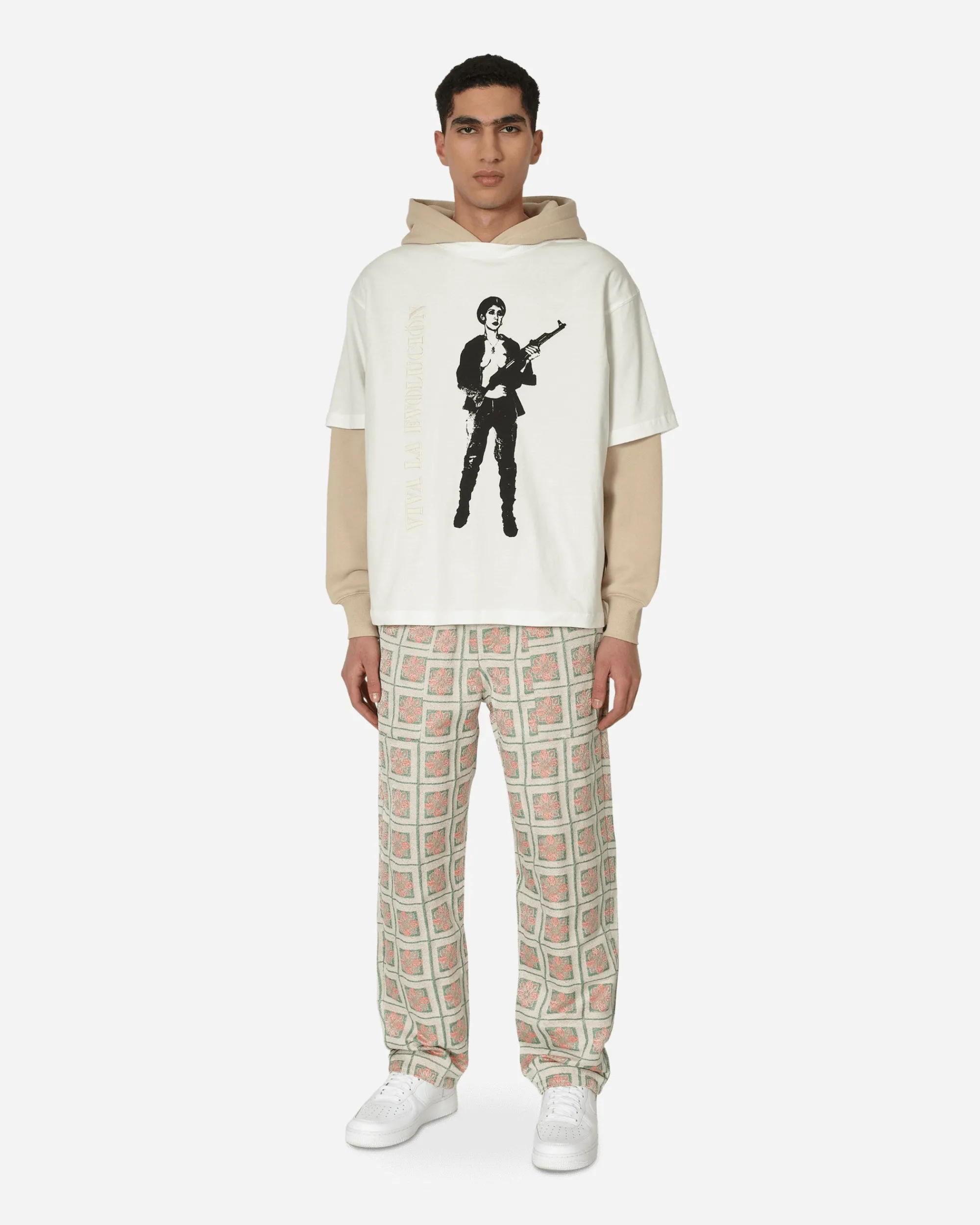 Pleasures Sweatshirts^Viva Hooded Sweatshirt Beige