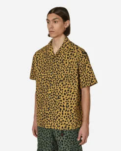 Gramicci Shirts^WACKO MARIA Open Collar Shirt Beige