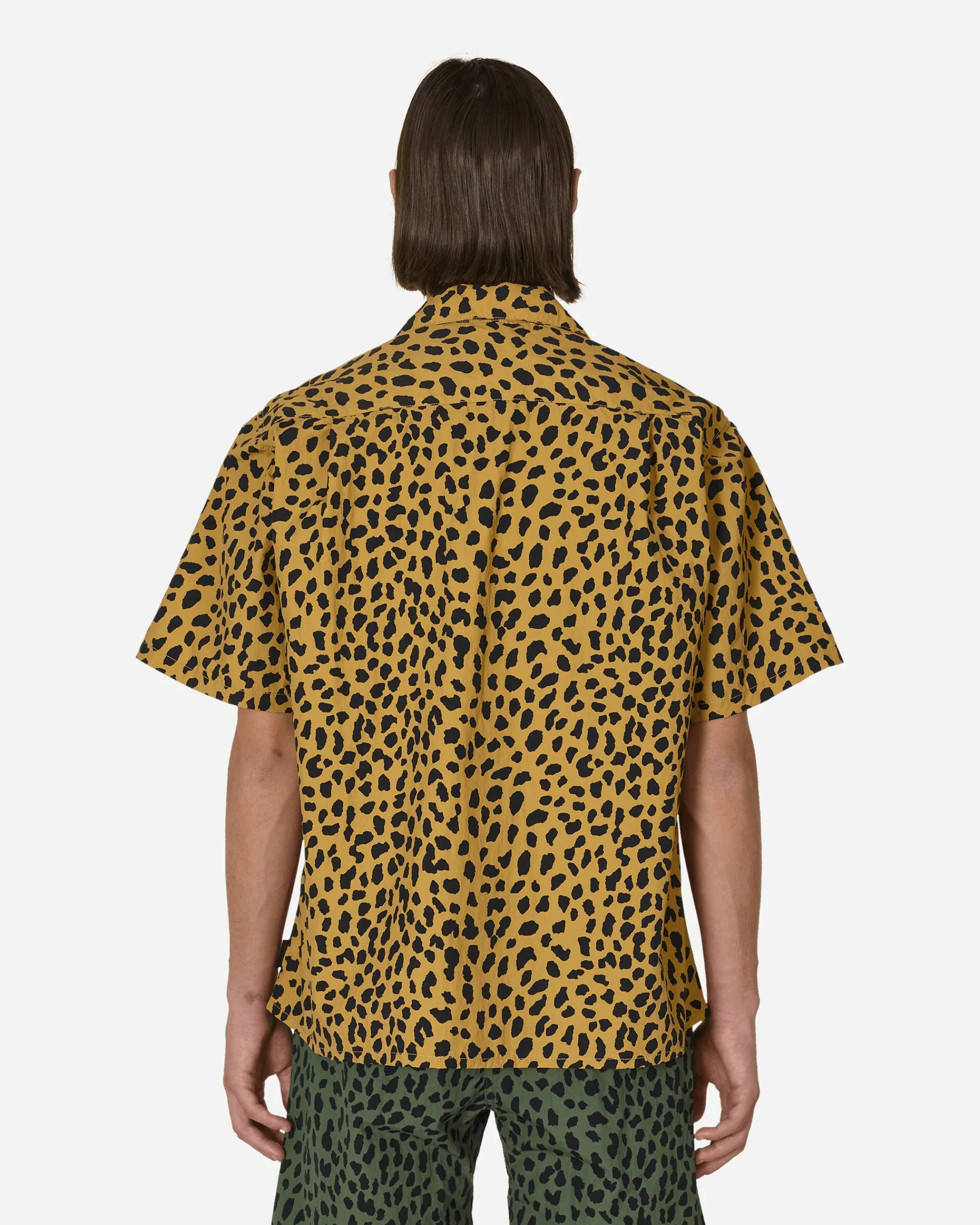 Gramicci Shirts^WACKO MARIA Open Collar Shirt Beige