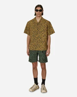 Gramicci Shirts^WACKO MARIA Open Collar Shirt Beige