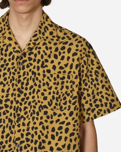 Gramicci Shirts^WACKO MARIA Open Collar Shirt Beige
