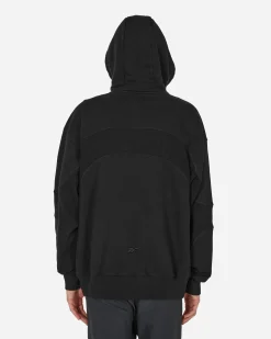 Reebok Sweatshirts^Waffle Pattern Logo Hoodie Black